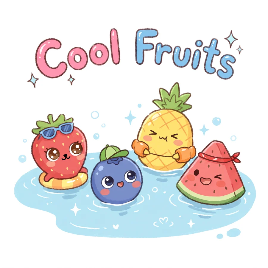 Book cover: Cool Fruits