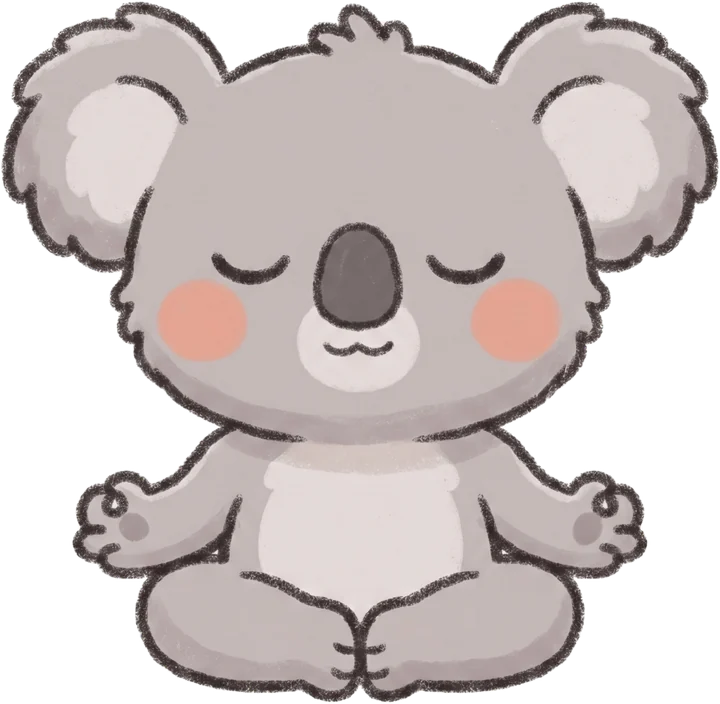 Cute koala illustration