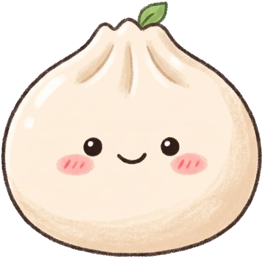 Cute momo illustration