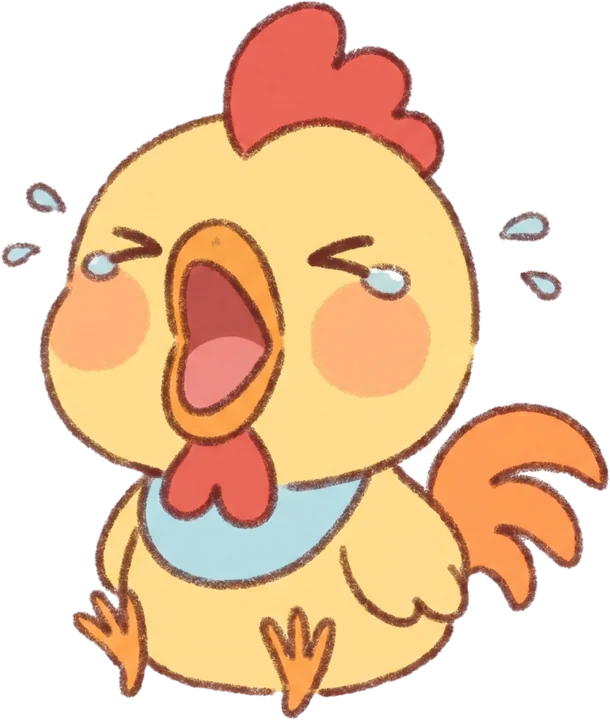 Cute rooster illustration