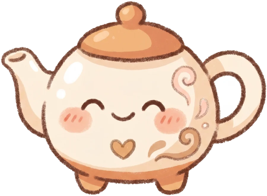Cute teapot illustration