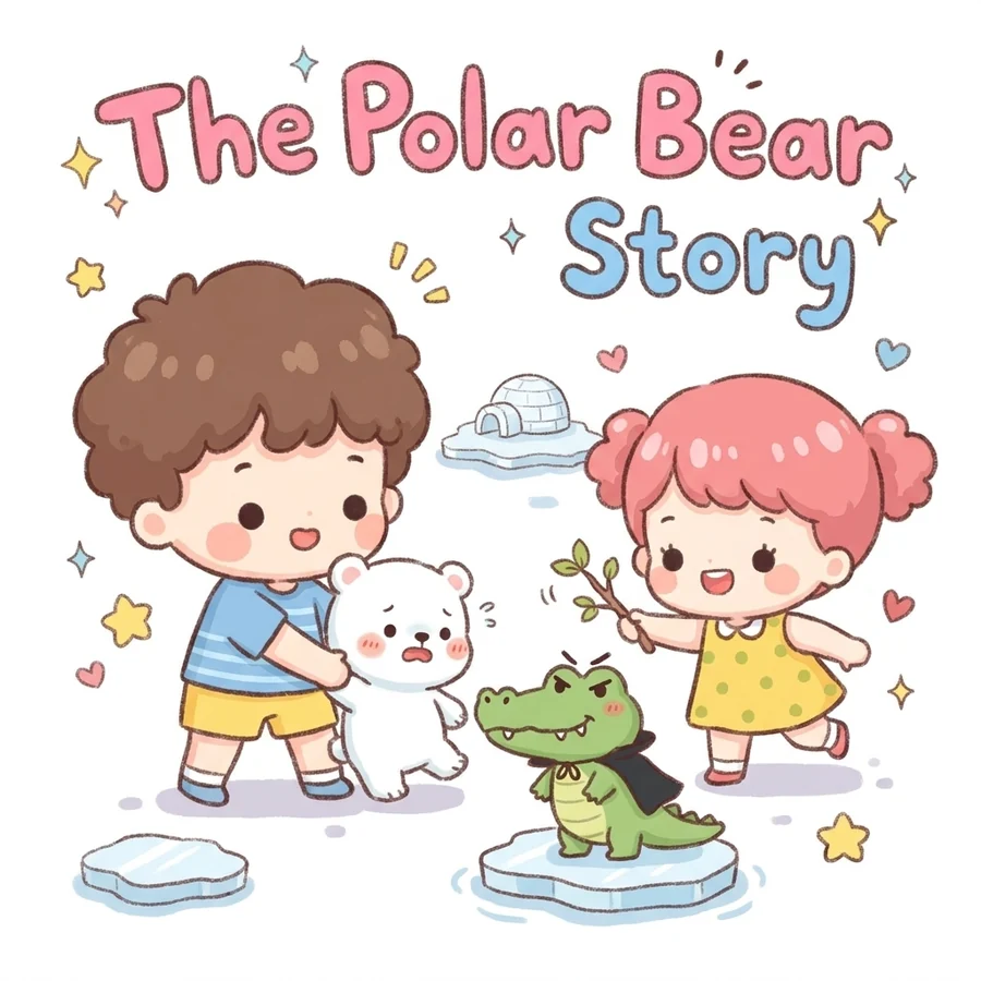 Book cover: The Polar Bear Story